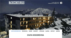 Desktop Screenshot of chatakosodrevina.sk