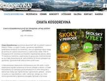Tablet Screenshot of chatakosodrevina.sk
